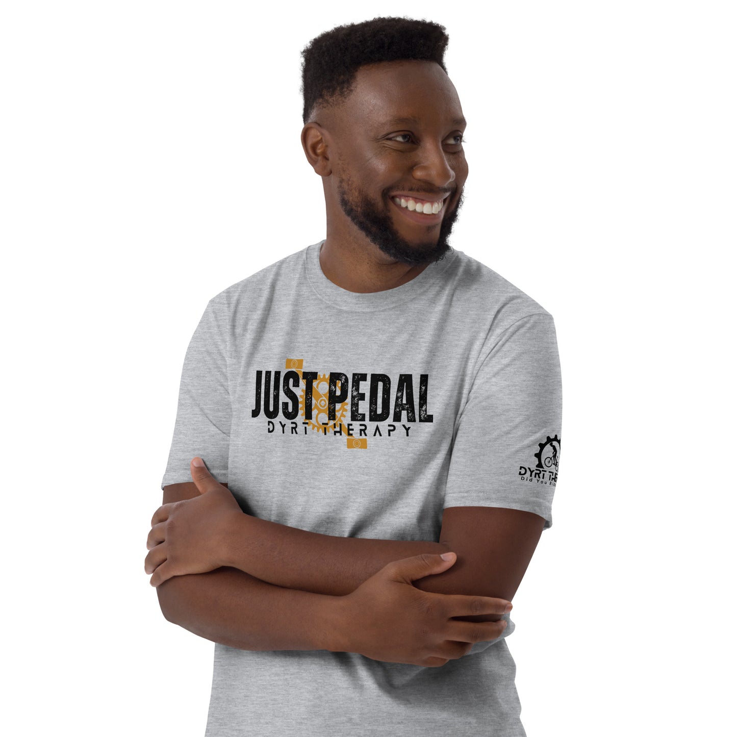 Just Pedal (white or gray) Unisex T-Shirt