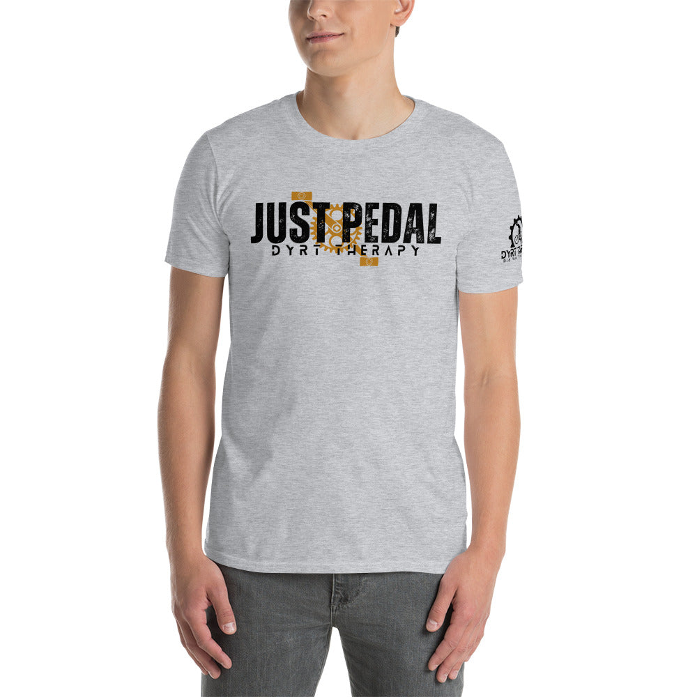 Just Pedal (white or gray) Unisex T-Shirt