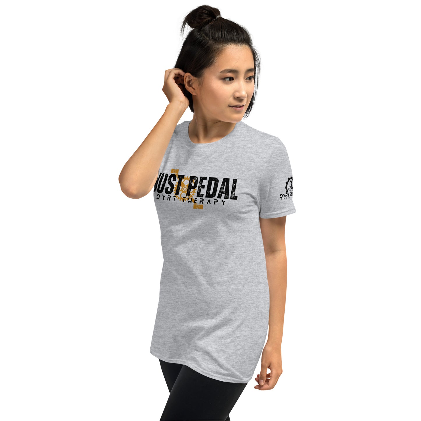 Just Pedal (white or gray) Unisex T-Shirt