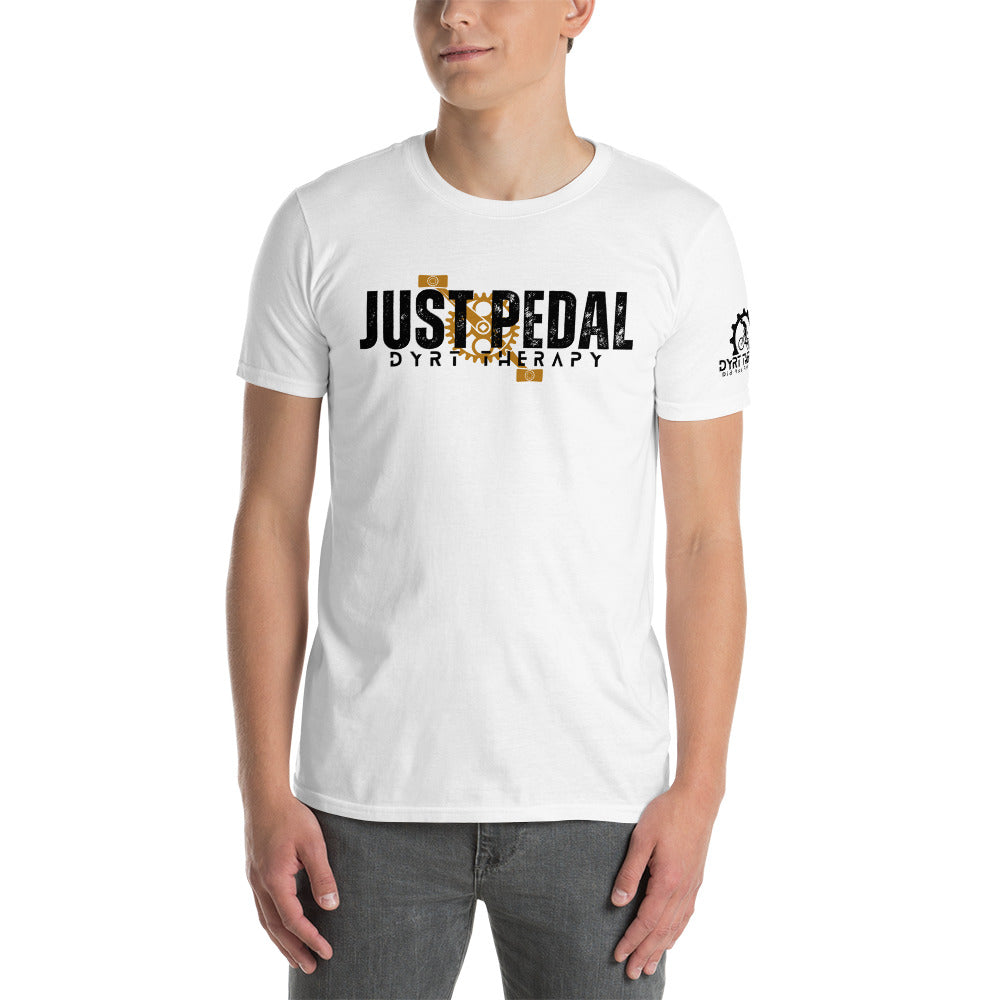 Just Pedal (white or gray) Unisex T-Shirt