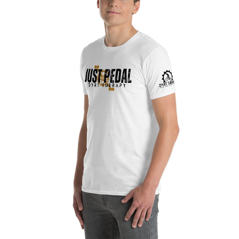 Just Pedal (white or gray) Unisex T-Shirt