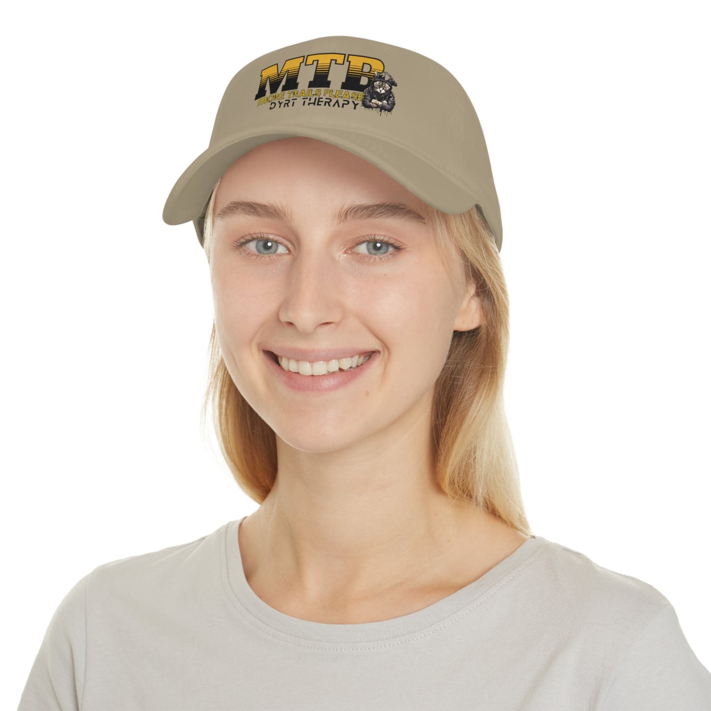 Trail Cat- Yellow -Low Profile Baseball Cap