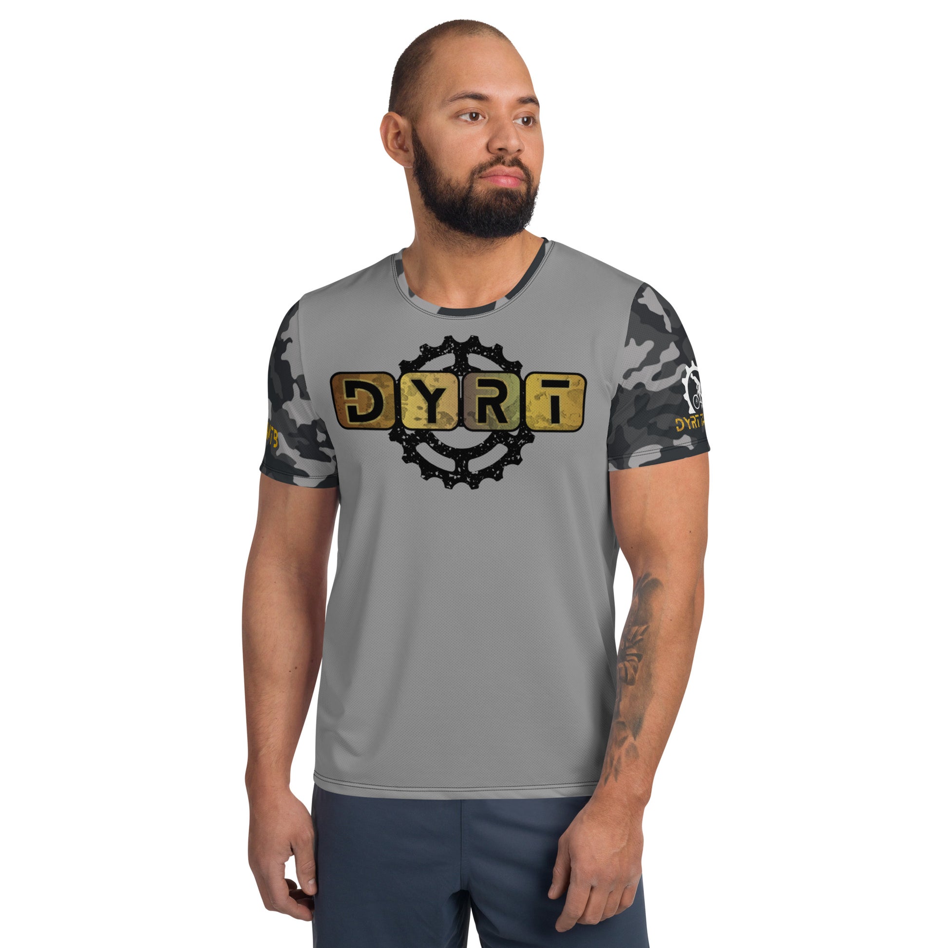 DYRT BLOCK Men's Athletic T-shirt