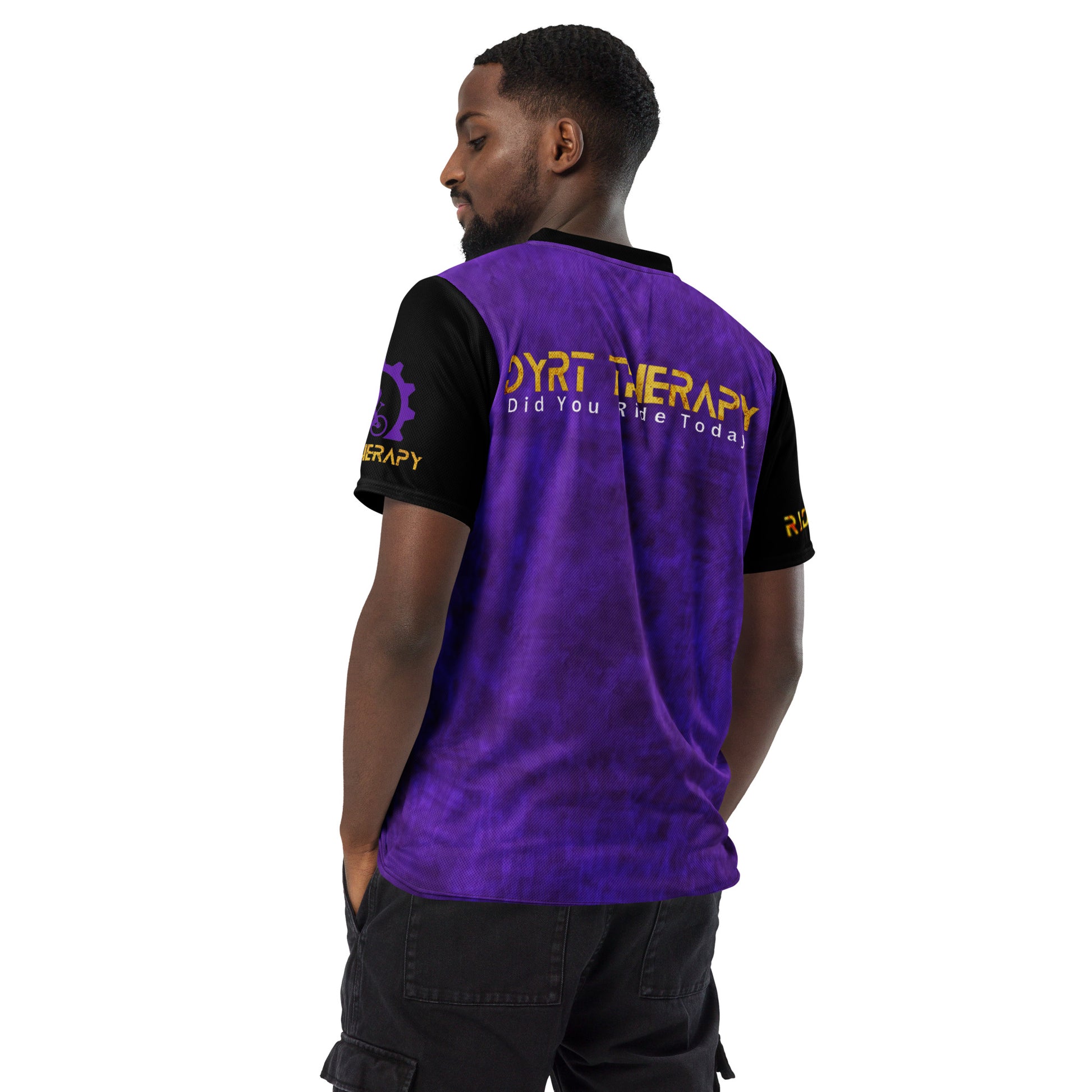 DYRT Purple Block unisex sports jersey