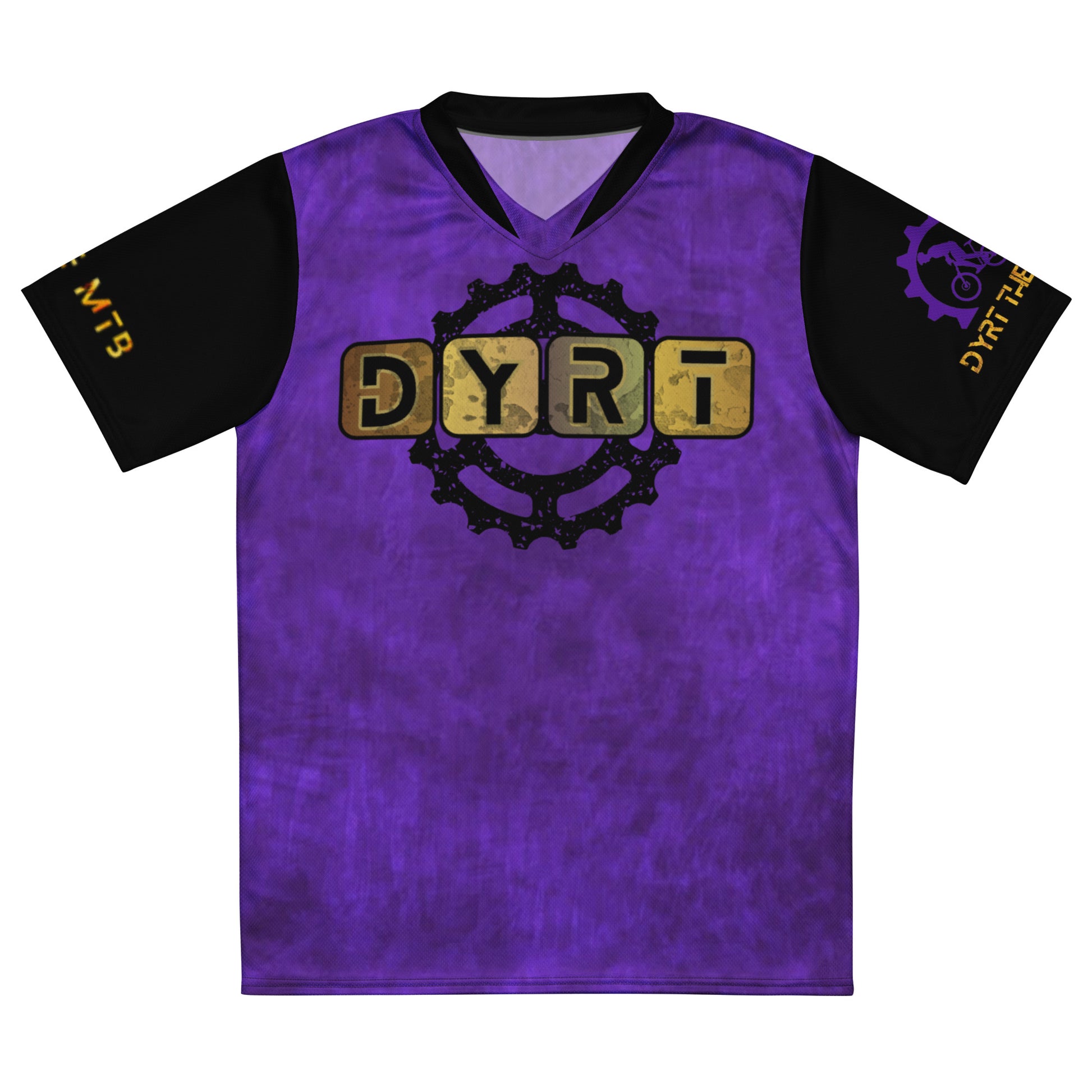 DYRT Purple Block unisex sports jersey