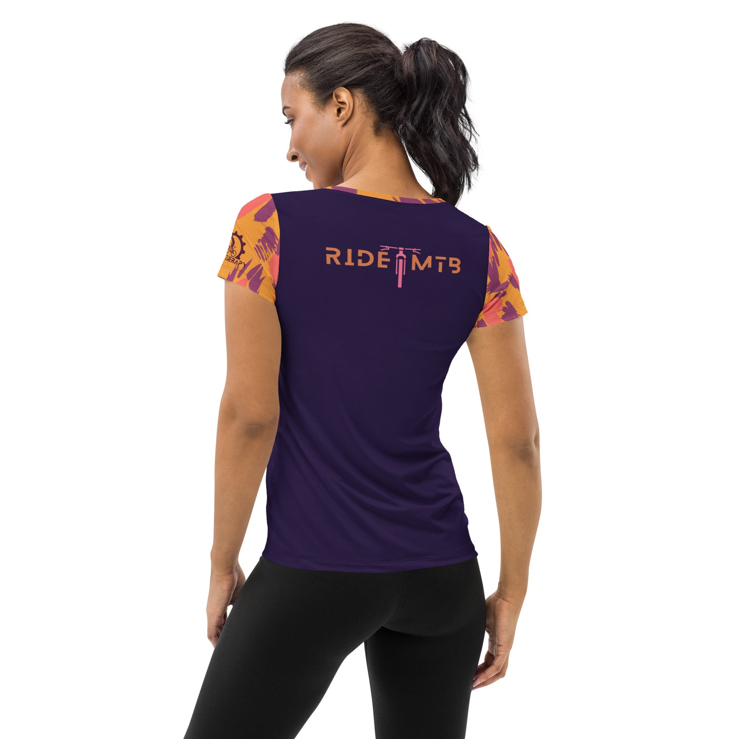 RIDE MTB- Women's Athletic T-shirt