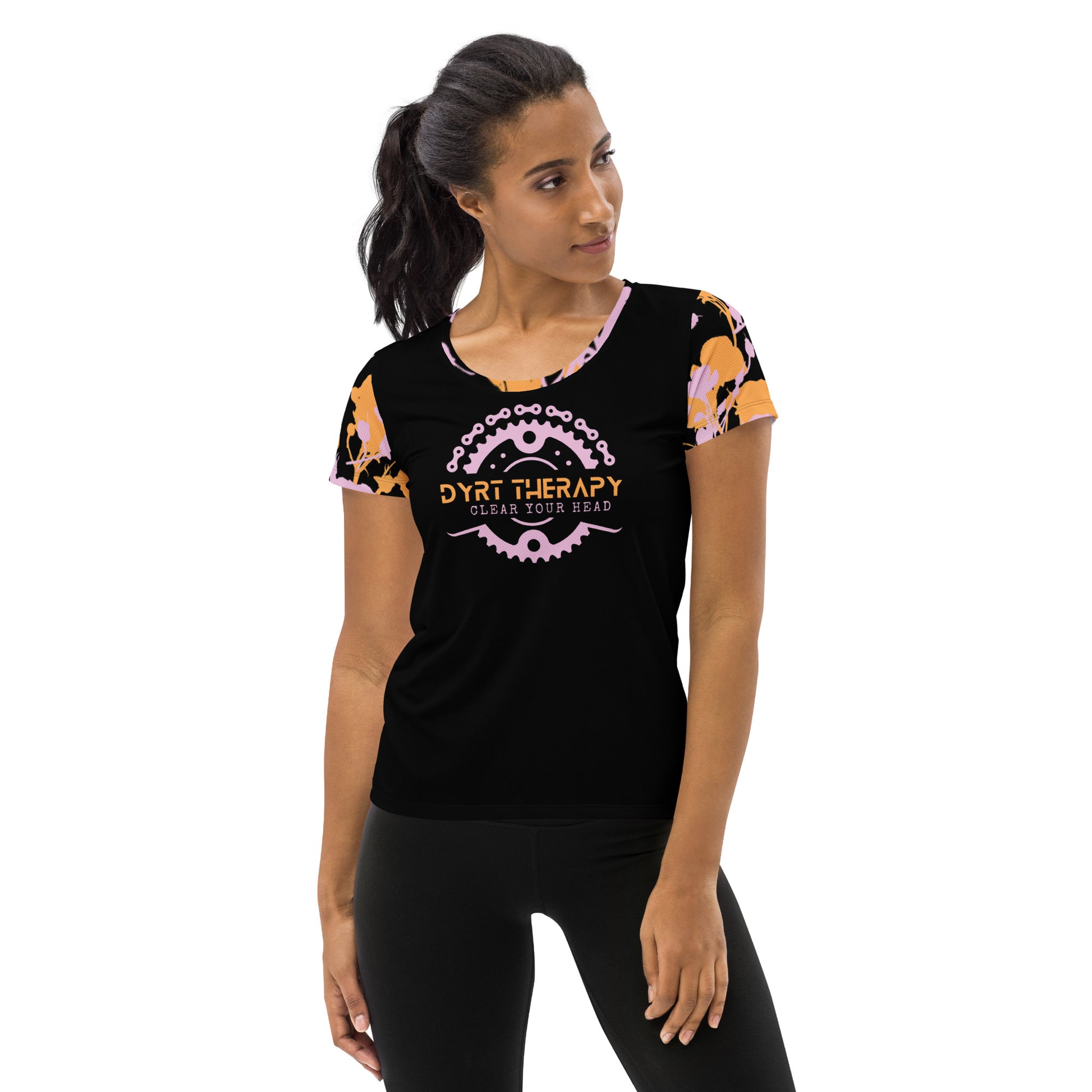 Clear Your Head- Women's Athletic T-shirt