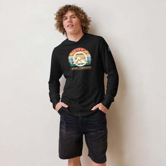 Happiness is a journey black or gray Hooded long-sleeve tee